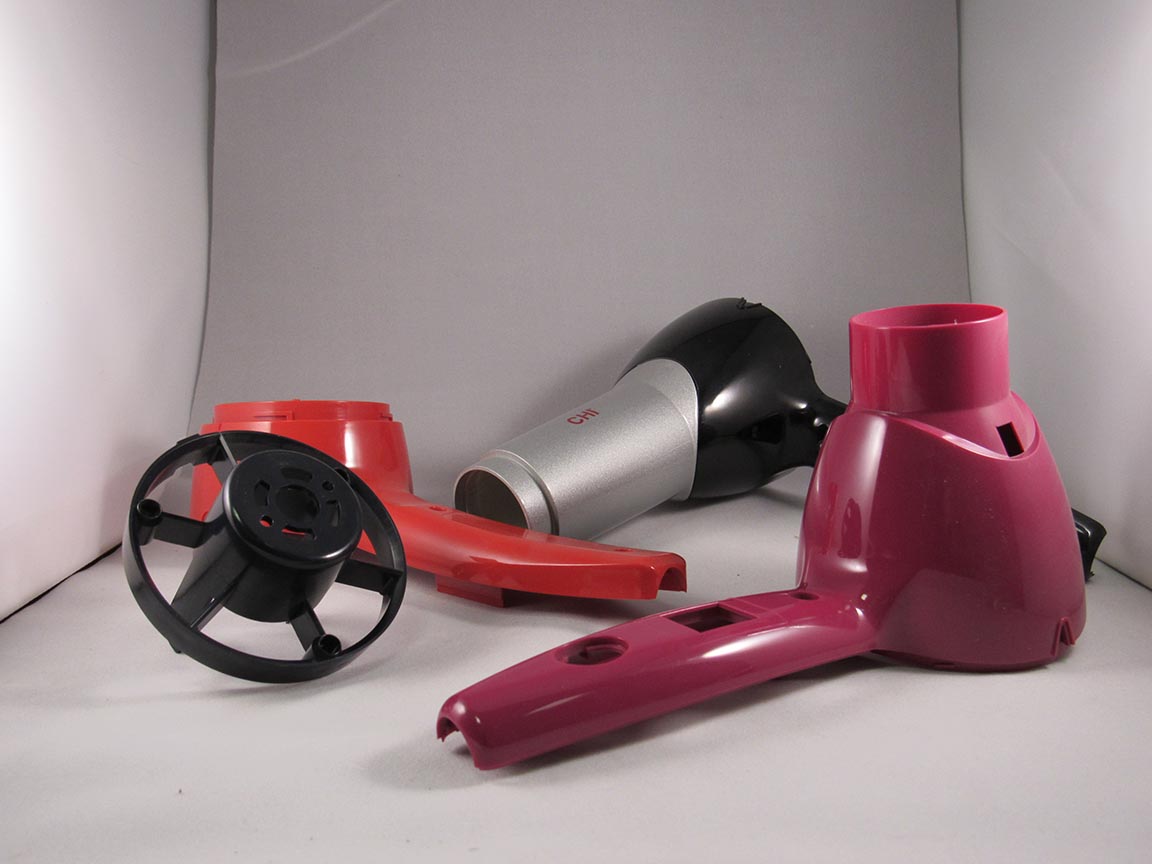 Plastic Injection Molding Hairdryer Components for Assembly