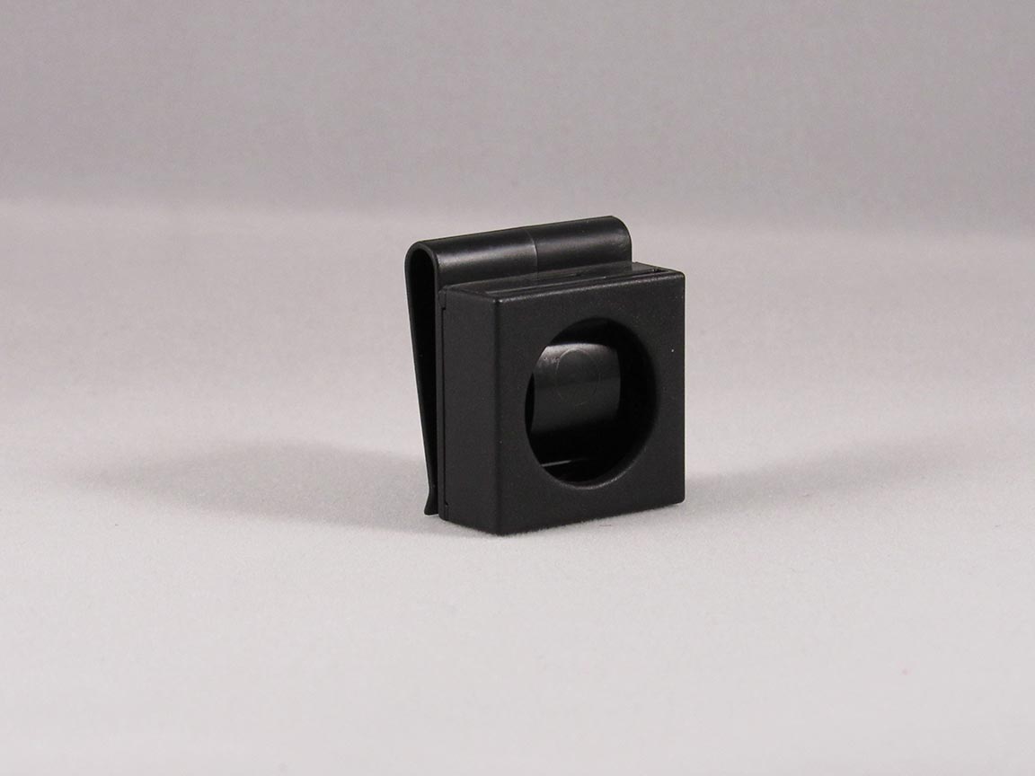 Plastic Quarter Clip fabricated by injection molding