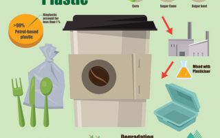 Types of Sustainable Plastic Materials - Biodegradable Plastic.